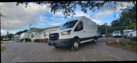 2020 FORD TRANSIT 350 CARGO VAN CARGO V6, ECOBOOST, TWIN TURBO, 3.5 LITER EXTENDED LENGTH HIGH ROOF VAN 3D