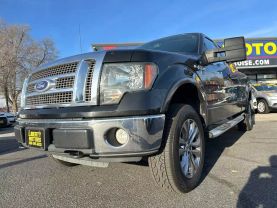 2010 FORD F150 SUPERCREW CAB PICKUP V8, FLEX FUEL, 5.4 LITER LARIAT PICKUP 4D 6 1/2 FT