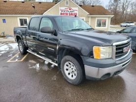2013 GMC SIERRA 1500 CREW CAB PICKUP V8, FLEX FUEL, 4.8 LITER WORK TRUCK PICKUP 4D 5 3/4 FT