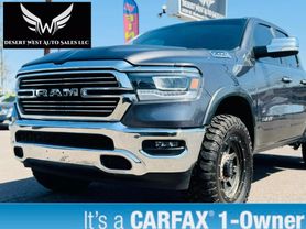 2019 RAM 1500 QUAD CAB - V8, HEMI, 5.7 LITER LARAMIE PICKUP 4D 6 1/3 FT