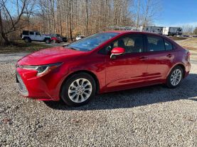 2021 TOYOTA COROLLA SEDAN 4-CYL, 1.8 LITER LE SEDAN 4D at T&T Repairables - used car dealership in Spencer, Indiana.
