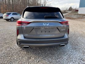 2021 INFINITI QX50 SUV 4-CYL, TURBO, 2.0 LITER LUXE SPORT UTILITY 4D at T&T Repairables - used car dealership in Spencer, Indiana.