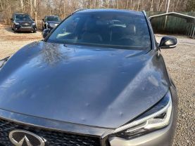 2021 INFINITI QX50 SUV 4-CYL, TURBO, 2.0 LITER LUXE SPORT UTILITY 4D at T&T Repairables - used car dealership in Spencer, Indiana.