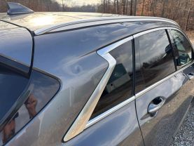 2021 INFINITI QX50 SUV 4-CYL, TURBO, 2.0 LITER LUXE SPORT UTILITY 4D at T&T Repairables - used car dealership in Spencer, Indiana.