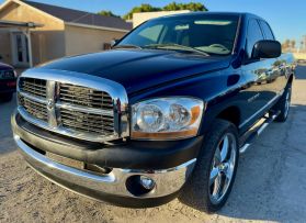 2006 DODGE RAM 1500 QUAD CAB PICKUP V8, 4.7 LITER SLT PICKUP 4D 6 1/4 FT