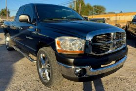 2006 DODGE RAM 1500 QUAD CAB PICKUP V8, 4.7 LITER SLT PICKUP 4D 6 1/4 FT