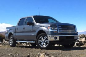 2014 FORD F150 SUPERCREW CAB PICKUP V6, ECOBOOST, 3.5L LARIAT PICKUP 4D 5 1/2 FT