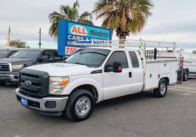 2013 FORD F250 SUPER DUTY SUPER CAB PICKUP V8, FLEX FUEL, 6.2 LITER XL PICKUP 4D 8 FT