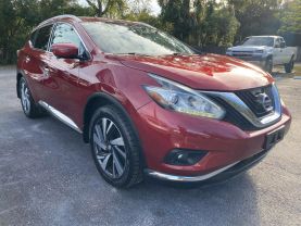 2017 NISSAN MURANO SUV V6, 3.5 LITER PLATINUM (2017.5) SPORT UTILITY 4D