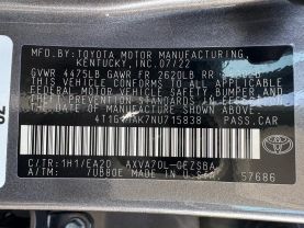 2022 TOYOTA CAMRY SEDAN 4-CYL, 2.5 LITER SE SEDAN 4D
