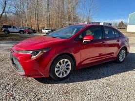 2021 TOYOTA COROLLA SEDAN 4-CYL, 1.8 LITER LE SEDAN 4D at T&T Repairables - used car dealership in Spencer, Indiana.
