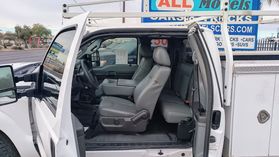 2013 FORD F250 SUPER DUTY SUPER CAB PICKUP V8, FLEX FUEL, 6.2 LITER XL PICKUP 4D 8 FT