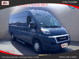 2019 RAM PROMASTER CARGO VAN CARGO V6, VVT, 3.6 LITER 3500 HIGH ROOF EXTENDED VAN 3D