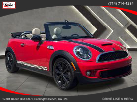 2014 MINI CONVERTIBLE CONVERTIBLE 4-CYL, TURBO, 1.6 LITER COOPER S CONVERTIBLE 2D