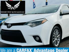 2014 TOYOTA COROLLA SEDAN 4-CYL, 1.8 LITER LE PLUS SEDAN 4D