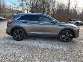 2021 INFINITI QX50 SUV 4-CYL, TURBO, 2.0 LITER LUXE SPORT UTILITY 4D at T&T Repairables - used car dealership in Spencer, Indiana.