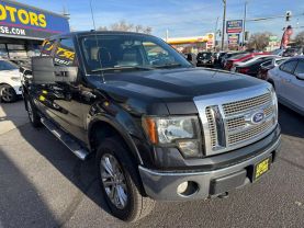 2010 FORD F150 SUPERCREW CAB PICKUP V8, FLEX FUEL, 5.4 LITER LARIAT PICKUP 4D 6 1/2 FT