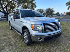 2012 FORD F150 SUPERCREW CAB PICKUP V6, FLEX FUEL, 3.7 LITER XLT PICKUP 4D 5 1/2 FT