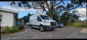 2020 FORD TRANSIT 350 CARGO VAN CARGO V6, ECOBOOST, TWIN TURBO, 3.5 LITER EXTENDED LENGTH HIGH ROOF VAN 3D
