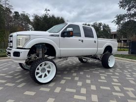 2015 FORD F250 SUPER DUTY CREW CAB PICKUP V8, TURBO DIESEL, 6.7L PLATINUM PICKUP 4D 6 3/4 FT