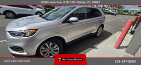 2019 FORD EDGE SUV 4-CYL, ECOBOOST, TURBO, 2.0 LITER TITANIUM SPORT UTILITY 4D