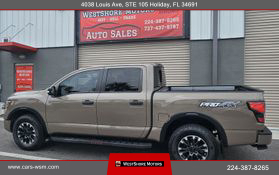 2021 NISSAN TITAN CREW CAB PICKUP V8, 5.6 LITER PRO-4X PICKUP 4D 5 1/2 FT