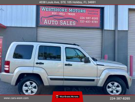 2010 JEEP LIBERTY SUV V6, 3.7 LITER SPORT UTILITY 4D