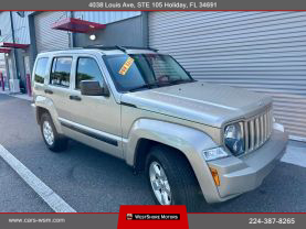 2010 JEEP LIBERTY SUV V6, 3.7 LITER SPORT UTILITY 4D