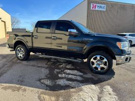 2010 FORD F150 SUPERCREW CAB PICKUP V8, FLEX FUEL, 5.4 LITER LARIAT PICKUP 4D 5 1/2 FT