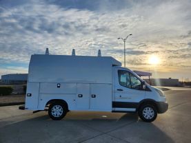 2018 FORD TRANSIT CUTAWAY CUTAWAY V6, FLEX FUEL, 3.7 LITER 350 CUTAWAY VAN 2D