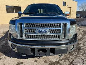 2010 FORD F150 SUPERCREW CAB PICKUP V8, FLEX FUEL, 5.4 LITER LARIAT PICKUP 4D 5 1/2 FT