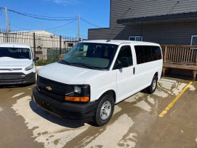 2017 CHEVROLET EXPRESS 2500 PASSENGER VAN V8, FLEX FUEL, 6.0 LITER LS VAN 3D at Motors On Wheels - used car dealership in Houston, Texas.
