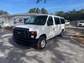 2013 FORD E150 CARGO CARGO V8, FLEX FUEL, 4.6 LITER VAN 3D
