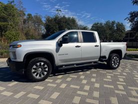 2021 CHEVROLET SILVERADO 2500 HD CREW CAB PICKUP V8, 6.6 LITER CUSTOM PICKUP 4D 6 1/2 FT