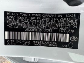 2022 TOYOTA COROLLA SEDAN 4-CYL, 2.0 LITER SE SEDAN 4D
