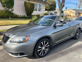 2013 CHRYSLER 200 CONVERTIBLE V6, FLEX FUEL, 3.6 LITER S CONVERTIBLE 2D
