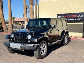 2015 JEEP WRANGLER SUV V6, 3.6 LITER UNLIMITED SAHARA SPORT UTILITY 4D