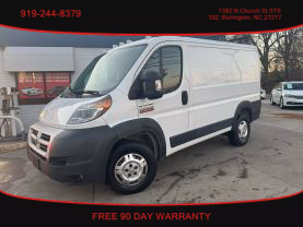 2016 RAM PROMASTER CARGO VAN CARGO V6, VVT, 3.6 LITER 1500 LOW ROOF VAN 3D