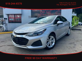2019 CHEVROLET CRUZE SEDAN 4-CYL, TURBO, 1.4 LITER LT SEDAN 4D