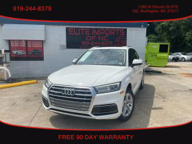2018 AUDI Q5 SUV 4-CYL, TURBO, 2.0 LITER PREMIUM W/TECHNOLOGY VALUE PKG SPORT UTILITY 4D
