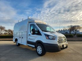 2018 FORD TRANSIT CUTAWAY CUTAWAY V6, FLEX FUEL, 3.7 LITER 350 CUTAWAY VAN 2D