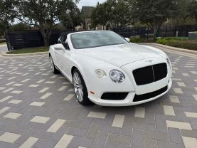 2013 BENTLEY CONTINENTAL CONVERTIBLE V8, TWIN TURBO, 4.0 LITER GTC CONVERTIBLE 2D