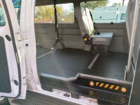 2012 FORD E250 CARGO CARGO V8, FLEX FUEL, 4.6 LITER EXTENDED VAN 3D