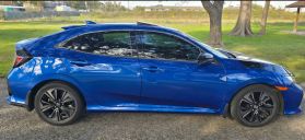2018 HONDA CIVIC HATCHBACK 4-CYL, TURBO, 1.5 LITER EX HATCHBACK 4D