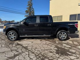2010 FORD F150 SUPERCREW CAB PICKUP V8, FLEX FUEL, 5.4 LITER LARIAT PICKUP 4D 5 1/2 FT