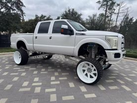 2015 FORD F250 SUPER DUTY CREW CAB PICKUP V8, TURBO DIESEL, 6.7L PLATINUM PICKUP 4D 6 3/4 FT