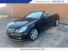 2011 MERCEDES-BENZ E-CLASS CONVERTIBLE V6, 3.5 LITER E 350 CONVERTIBLE 2D