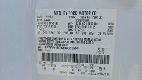 2014 FORD F150 SUPERCREW CAB PICKUP V6, ECOBOOST, 3.5L XL PICKUP 4D 5 1/2 FT