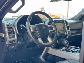 2015 FORD F150 SUPERCREW CAB PICKUP V8, FLEX FUEL, 5.0 LITER LARIAT PICKUP 4D 5 1/2 FT