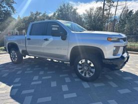 2021 CHEVROLET SILVERADO 2500 HD CREW CAB PICKUP V8, 6.6 LITER CUSTOM PICKUP 4D 6 1/2 FT